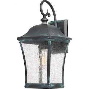 Bardstown 18 Inch Outdoor Wall Lantern Traditional Brass Approved for Wet Locations - 821569