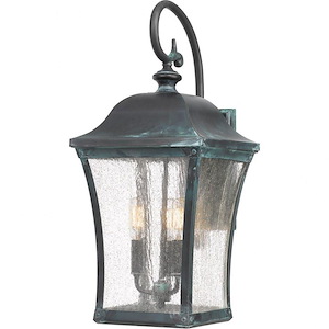 Bardstown 22.5 Inch Outdoor Wall Lantern Traditional Brass Approved for Wet Locations - 22.5 Inches high - 821572