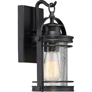 Booker 11.5 Inch Outdoor Wall Lantern Transitional Aluminum - 11.5 Inches high