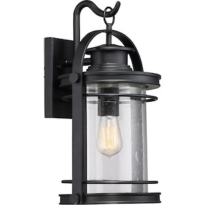 Booker 18.25 Inch Outdoor Wall Lantern Transitional Aluminum - 18.25 Inches high