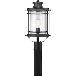 Booker - 1 Light Outdoor Post Lantern - 19.5 Inches high