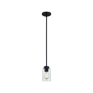 Blanche - 1 Light Small Mini Pendant in Transitional style - 4 Inches wide by 7.75 Inches high - 1025663