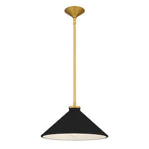 Bradbury - 1 Light Pendant-7.5 Inch Tall and 14 Inch Wide