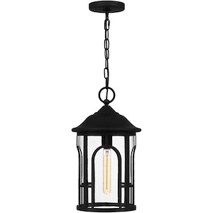 Brampton - 1 Light Mini Pendant In Farmhouse Style-17 Inches Tall and 9.5 Inches Wide made with Coastal Armour