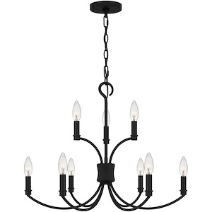 Briar - 9 Light Chandelier In New Traditional Style-21.25 Inches Tall and 25.75 Inches Wide