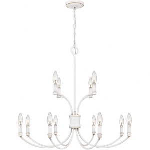 Briar - 12 Light Chandelier In New Traditional Style-29 Inches Tall and 31.75 Inches Wide