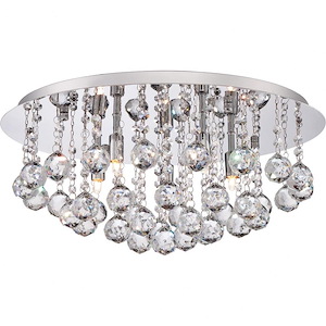 Bordeaux - 5 Light Flush Mount - 9 Inches high