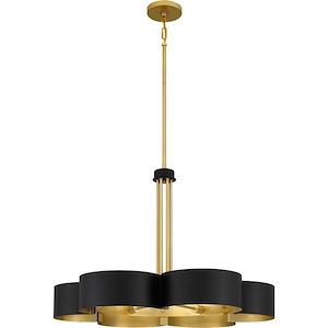 Balsam - 6 Light Chandelier In Contemporary Style-20.5 Inches Tall and 28 Inches Wide