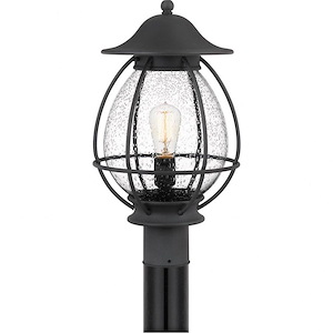 Boston - 1 Light Outdoor Post Lantern - 18.75 Inches high
