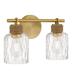 Baltic - 2 Light Bath Vanity-9.25 Inch Tall and 14.5 Inch Wide - 1431404