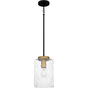 Carly - 1 Light Mini Pendant In Industrial Style-13.25 Inches Tall and 8 Inches Wide