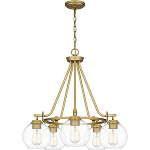 Celadon - 5 Light Chandelier In Transitional Style-24.25 Inches Tall and 25 Inches Wide