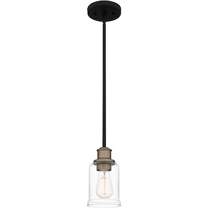 Cox - 1 Light Mini Pendant In Transitional Style-8.5 Inches Tall and 4.5 Inches Wide