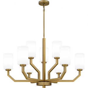 Cavalier - 9 Light Chandelier-22 Inches Tall and 34.5 Inches Wide