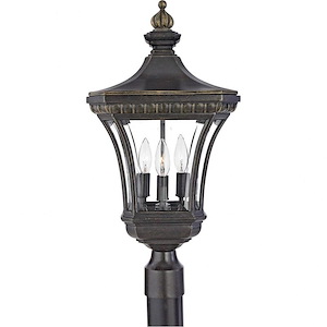 Devon - 3 Light Medium Post Lantern - 23 Inches high - 15573