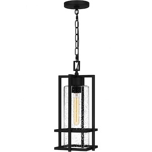Damien - 1 Light Mini Pendant In Transitional Style-17.25 Inches Tall and 7.5 Inches Wide made with Coastal Armour