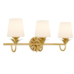 Dorothea - 3 Light Bath Vanity-10.25 Inch Tall and 24 Inch Wide - 1393940
