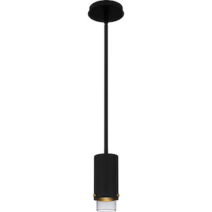 Elio - 5W 1 LED Mini Pendant In Industrial Style-8 Inches Tall and 3.75 Inches Wide - 1325634