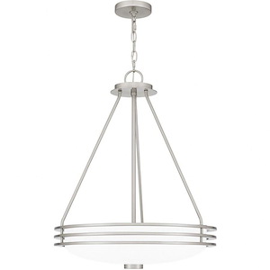 Emile - 4 Light Pendant In Modern Style-25.5 Inches Tall and 20.25 Inches Wide - 1095976