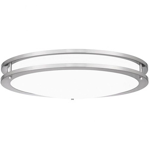 Euclid - 43W LED Flush Mount In Modern Style-4.5 Inches Tall and 24 Inches Wide