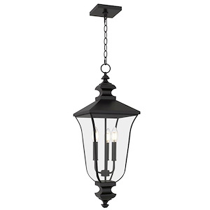 Farley - 15W 3 LED Outdoor Hanging Lantern-27.5 Inch Tall and 9.75 Inch Wide - 1393953