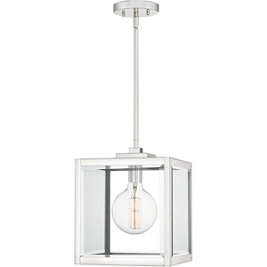Ferguson - 1 Light Small Mini Pendant in Transitional style - 10 Inches wide by 12.75 Inches high