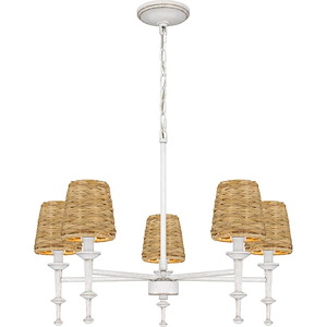 Flannery - 5 Light Chandelier In Coastal Style-18.25 Inches Tall and 26 Inches Wide - 1325535