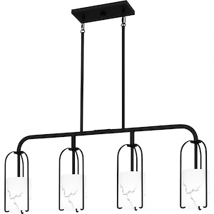 Fairbanks - 4 Light Linear Chandelier-15 Inches Tall and 37.25 Inches Wide - 1325608
