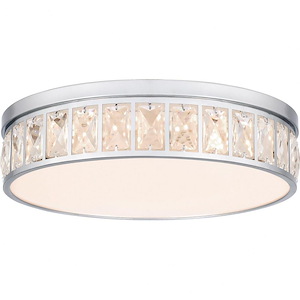 Gibson - 31W LED Flush Mount In Modern Style-3.5 Inches Tall and 14.75 Inches Wide