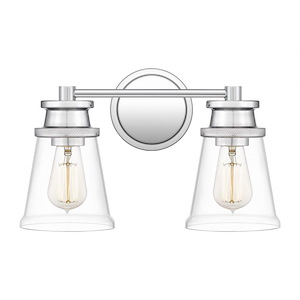 Haverfield - 2 Light Bath Vanity In Transitional Style-9.25 Inches Tall and 15 Inches Wide