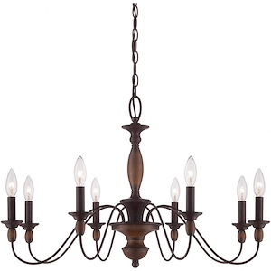 Holbrook Chandelier 8 Light - 19.5 Inches high