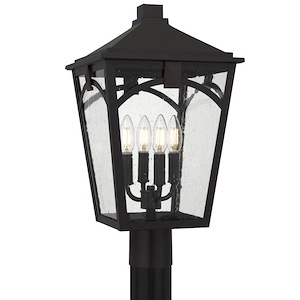 Jaxon - 4 Light Outdoor Post Lantern-19.5 Inch Tall and 10.75 Inch Wide - 1393977