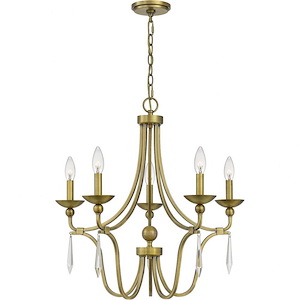 Joules Chandelier 5 Light Steel - 24.25 Inches high - 1011288