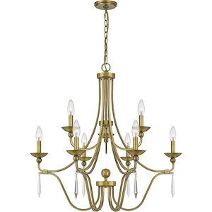 Joules Chandelier 9 Light Steel - 31 Inches high - 1011289