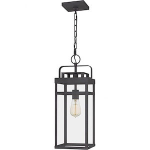 Keaton - 1 Light Mini Pendant In Transitional Style-21 Inches Tall and 7.5 Inches Wide made with Coastal Armour