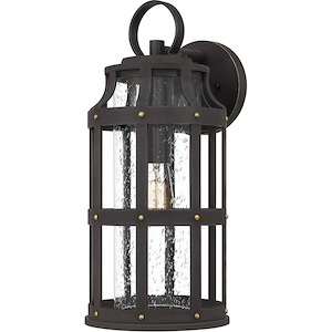 Lassiter 19.5 Inch Outdoor Wall Lantern Transitional Coastal Armour - 19.5 Inches high - 1011395