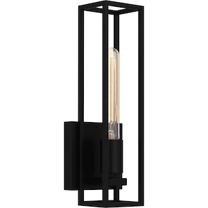 Leighton - 1 Light Wall Sconce In Modern Style-13.75 Inches Tall and 4.75 Inches Wide - 1283109