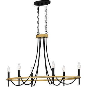 Legare - 6 Light Island In Contemporary Style-24.75 Inches Tall and 36 Inches Wide - 1118930