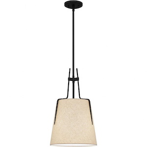 Leona - 1 Light Mini Pendant In Transitional Style-20.25 Inches Tall and 12 Inches Wide