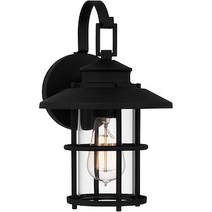 Lombard - 1 Light Outdoor Wall Lantern In Transitional Style-12.75 Inches Tall and 8 Inches Wide made with Coastal Armour - 1097634