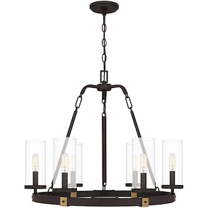 Lisbon - 6 Light Chandelier In Traditional Style-21.75 Inches Tall and 26.25 Inches Wide - 1096003