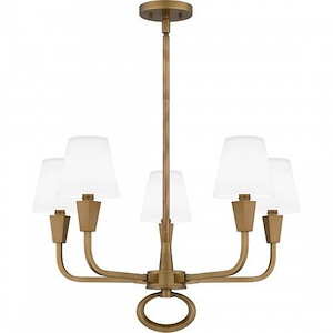 Mallory - 5 Light Chandelier In Modern Style-16 Inches Tall and 26 Inches Wide