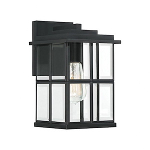 Mulligan 13 Inch Outdoor Wall Lantern Transitional Steel - 13 Inches high - 1211354
