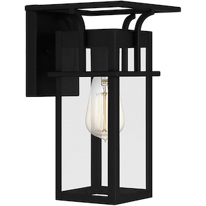 Markley - 1 Light Outdoor Wall Lantern In Transitional Style-11.5 Inches Tall and 6.75 Inches Wide - 1333688