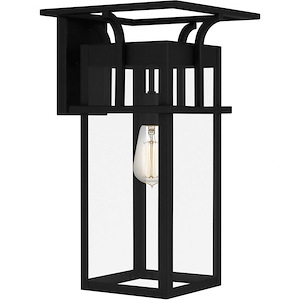 Markley - 1 Light Outdoor Wall Lantern In Transitional Style-17.75 Inches Tall and 10.25 Inches Wide