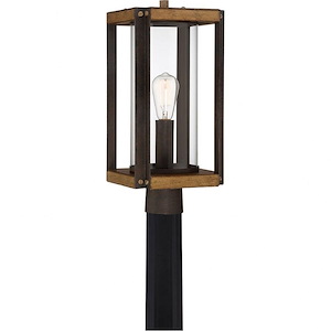 Marion Square - 1 Light Outdoor Post Lantern - 18.25 Inches high