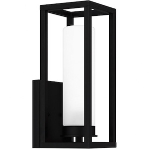Neville - 1 Light Outdoor Wall Lantern In Modern Style-15 Inches Tall and 6 Inches Wide made with Coastal Armour