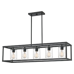 New Harbor - 5 Light Linear Chandelier - 1025751