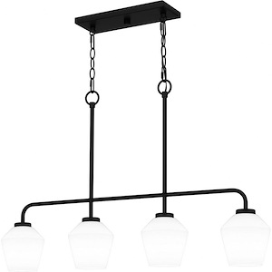 Nielson - 4 Light Linear Chandelier-22.25 Inches Tall and 36 Inches Wide - 1325587