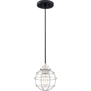 Navigator - 1 Light Mini Pendant-8 Inches Tall and 7 Inches Wide